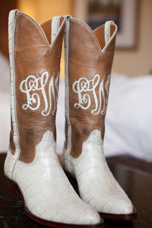 engraved cowboy boots