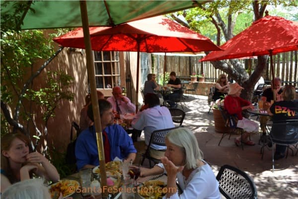 La Choza's summer patio.
