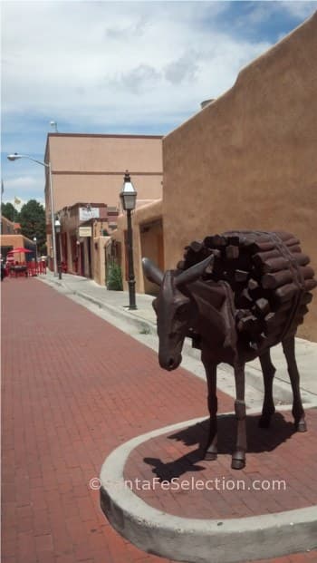 Burro Alley Statue, 2014.