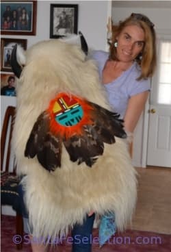 Me with a heavy white Buffalo Head dress.