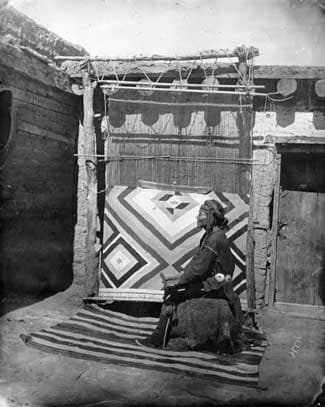 Navajo Weaver. Image: The Harvey Library