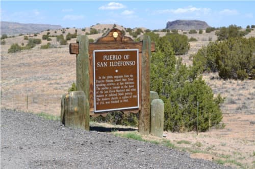 Black Mesa and Historic Marker